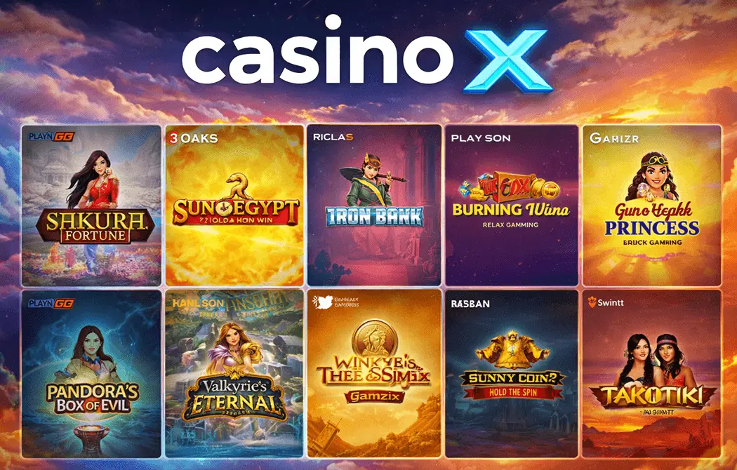 Вейджер и отыгрыш в Casino-X - таблица вклада игр, слоты 100% и настольные игры 5-10%